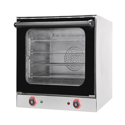 コンベクションオーブン 4 トレイ 600x560x560mm サイズで商用パンのためのステンレス鋼