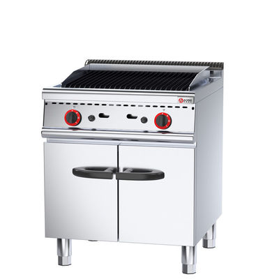 700*700*850 70mm ステンレス鋼ガススタンドラブグリル 商業レストラン用