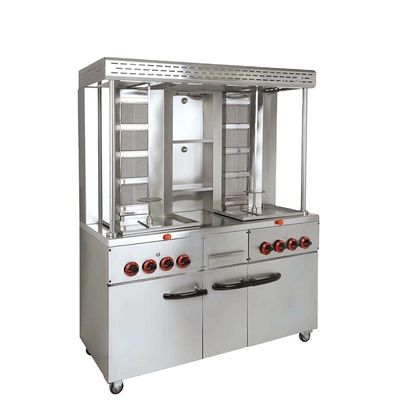 8 燃焼器 中東 レストラン ステンレス スチール シャワルマ グリル ガス ドナー 機械
