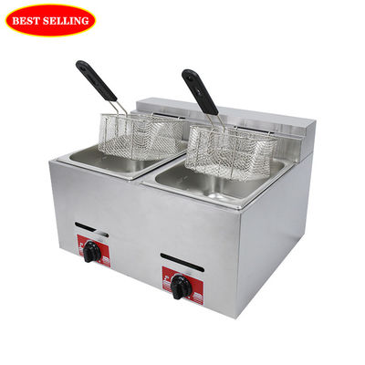 9.2KG LPG/NG 商用ガス ディープフライヤー カントートップマシン ガス オラス フライドラス