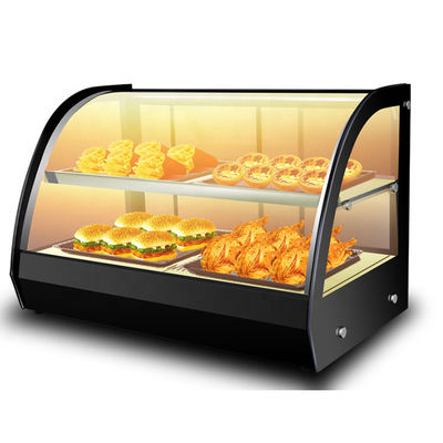 500W 商業用 キッチン 不鋼 食品 暖房 ディスプレイ キャビネット 熱食 ディスプレイ