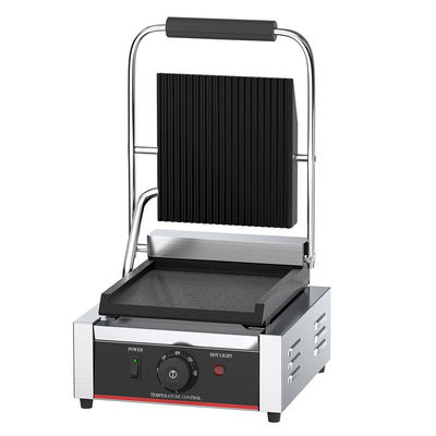 電動白銀テーブルトップ パニニ コンタクトグリル 完璧に焼きサンドイッチ
