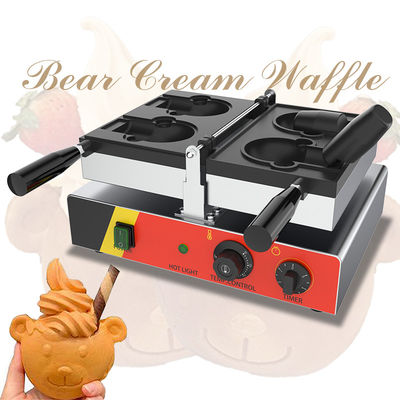 サンクス メイド シンプル エレクトリック タイヤキ 熊 ワッフル メーカー 2pcs 各模具 11.25 KG