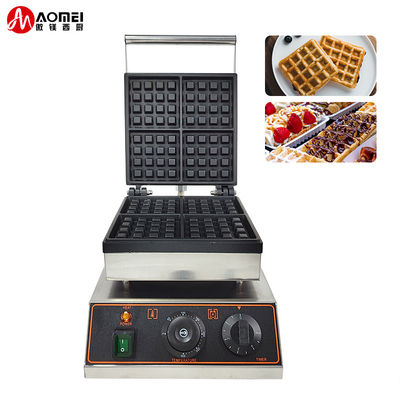 ノンスティック 電気 ベルギー ワッフル メーカー 4pcs 直角 ワッフル ベーカー 軽食