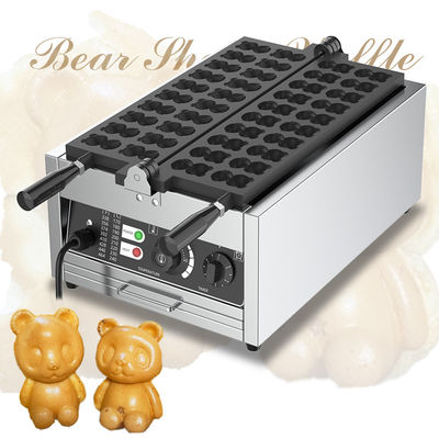 動物形スナック ワッフルメーカー 粘りしないコーティングプレートと調節可能電力 3000W