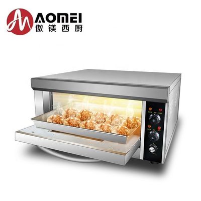1層と1トレイの商業用電気パン屋のオーブン 850x620x450mm効率