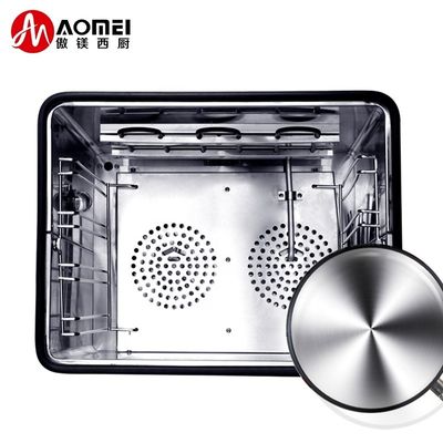 電気蒸気コンベクションオーブン 600x570x570mm プロフェッショナルで耐久性