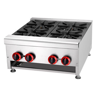 ビデオ 技術サポート 6 台の燃焼器具を備えた高生産性の商用携帯ガスストーブ