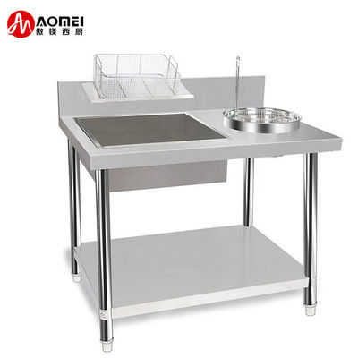 800/1000x700x800mm 商業用キッチンパンテーブルの迅速で面倒のない包装