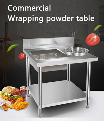 800/1000x700x800mm 商業用キッチンパンテーブルの迅速で面倒のない包装