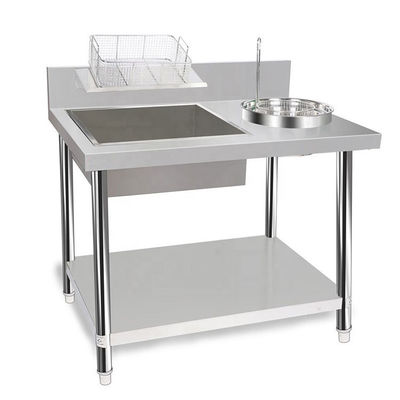 800/1000x700x800mm 商業用キッチンパンテーブルの迅速で面倒のない包装