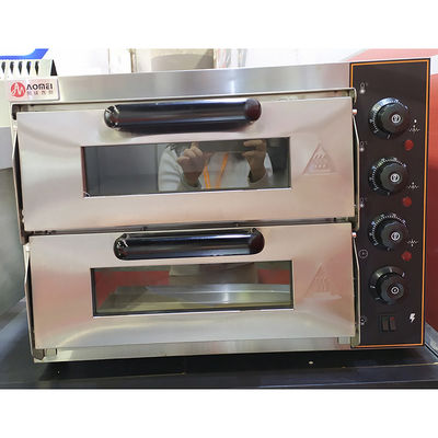 肉加工工場の移動式キッチン機器のための商業用電気ピザオーブン