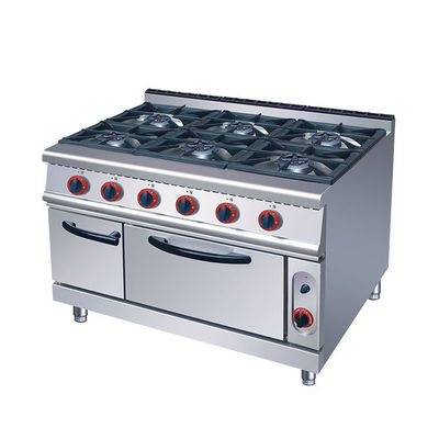 商用 6 燃焼器 ガスオーブンレンジストーブ 220KG 容量と電圧 V LPG2800PA
