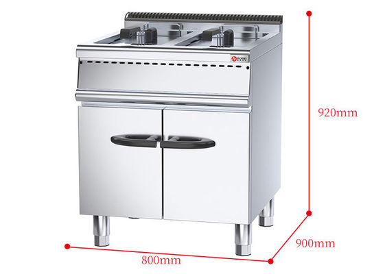レストラン キッチン 設備 800*900* 850 70mm 商用ガス ディープフライヤー