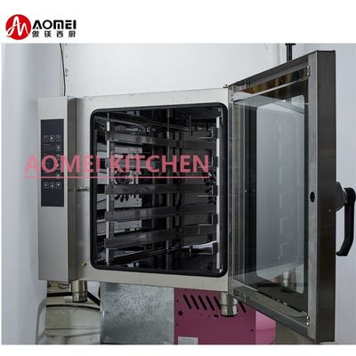 738x850x620mm 熱気コンベクションオーブン 5層 蒸気機能
