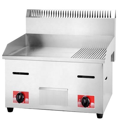 11.5kW 保護ケース ステンレス鋼 ガスのバーガーグリッド 1/3 溝付きカウンタートップ