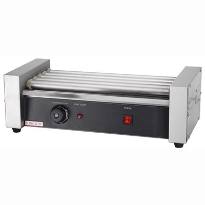 550x250x180mm 高度な商用 CE証明書 5ロールホットドッググリル