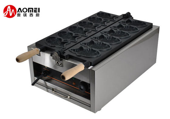 ポータブル 自動 ワッフル メーカー AO-1101A ステンレス スチール 電気 焼き焼き パン屋 機