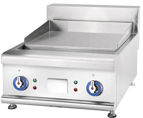 商業用電動 BBQ フラットグリッドルマシン 調理用パッケージ 720*740*450mm サイズ