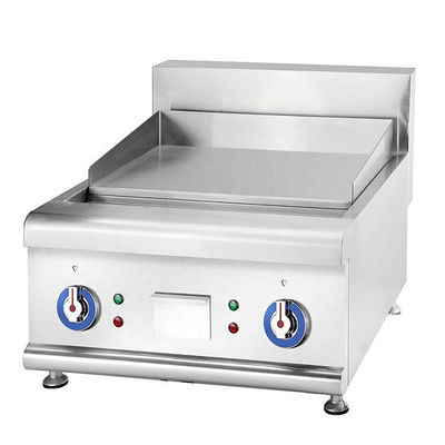 商業用電動 BBQ フラットグリッドルマシン 調理用パッケージ 720*740*450mm サイズ