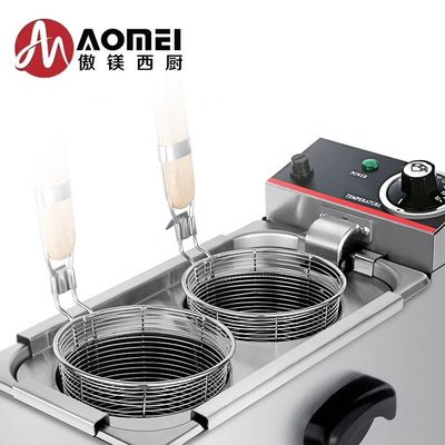 飲食設備 2kW 電動 デスクトップ 2 頭 パスタ炊飯器 レストラン ヌードル 煮込み