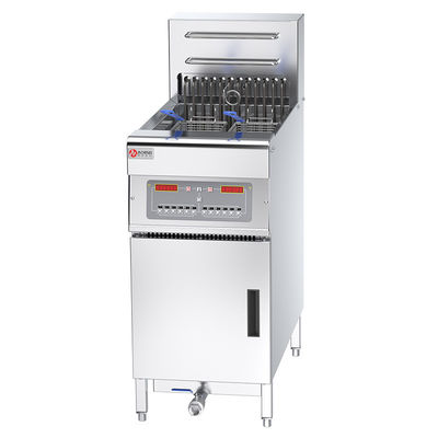 ファストフードレストラン 大容量 18L 電動深揚げ器 商業用垂直揚げ器