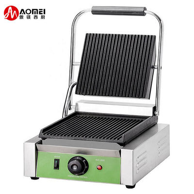 商業用電動パニニグリル 1800W サンドイッチ用 パワー レストランキッチンでの接触