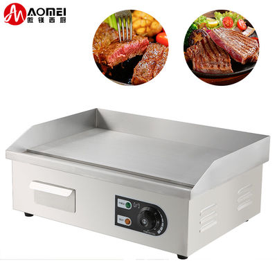 8mm 厚さのステンレス鋼ガスBBQ 台所の機器のためのフラットトッププレートガスグリッド