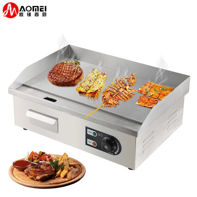 商業用キッチン機器 ステンレス鋼 電動 BBQ 焼き皿/ギル/ホットプレート