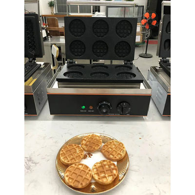 焼き ワッフル ケーキ パン オーダーメイド 商用電気コーン ホットドッグ ワッフル メーカー 6 スティック 400x264x230mm