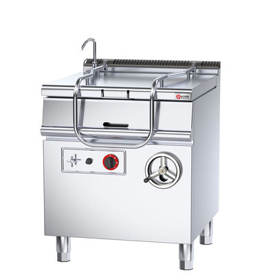 垂直 80L ステンレス ガス 傾き式 ブレージング パン/商用 キッチン用 ブレージング パン