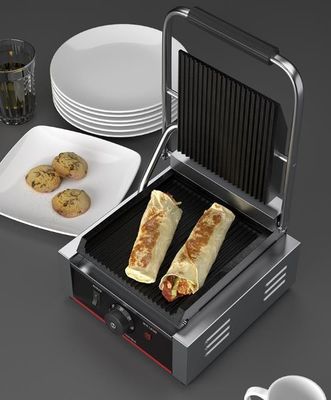 商用電気焼きサンドイッチパニニメーカー 上部グリルサイズ 215*215mm
