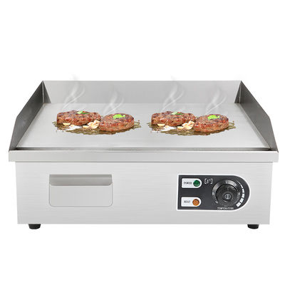レストラン料理用電気グリッドル ステンレス鋼素材 温度50~300C