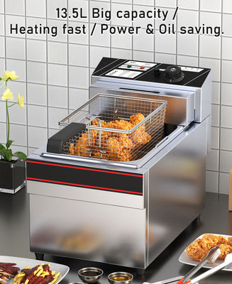 スタッドレスタイヤ ディープフライヤー 13l 容量 ホテルレストランのための温度範囲 50-200C