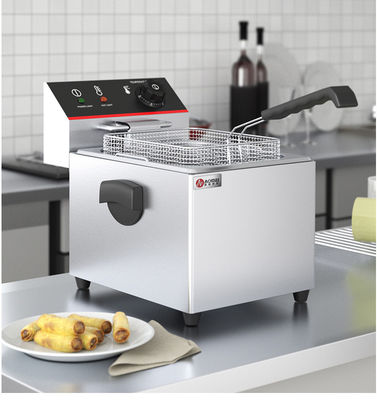 ホテル レストラン 11L 商用電気 ディープフライヤー 6.75KG オンラインサポート