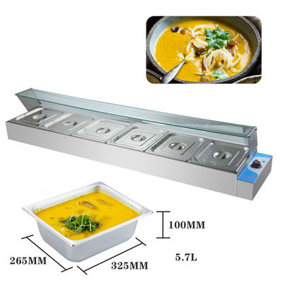 ガラスカバー 電動食品暖房器 セット パン サイズ 270*330*100mm 食品サービスに必須