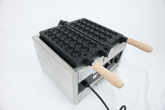電気の非粘着スナック 丸いボール ワッフルケーキパンを焼くタイヤキバブルマシン