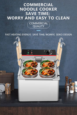 ファストフード用電動ヌードル炊飯機 レストランのキッチンでパスタ料理