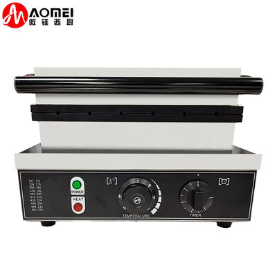 6 in 1 商用電動棒 ワフラー パン屋 台所用品 スナック ホットドッグ ワッフル機 7.5 kg
