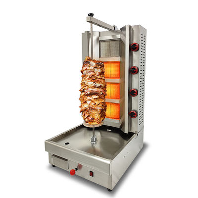 自動級 自動 4 燃焼ガス チキン シャワーマ マシン あなたのシャワーマ ソリューション