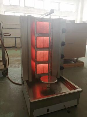 25 KG ガス 4 燃焼器 電動グリル キバブ機/ドナー機/シャワルマ機 GB-950