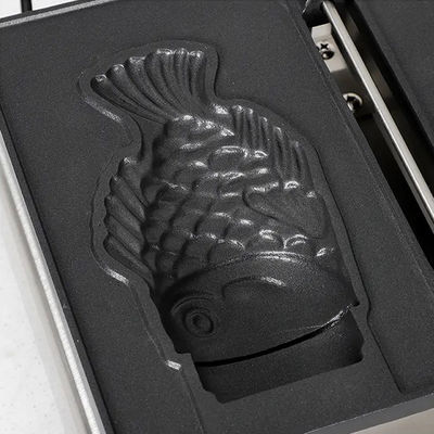 1400Wタイヤキワッフルメーカー 電動魚形アイスクリームコーン製造機