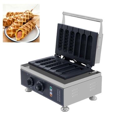 家庭用ウォッフル ホットドッグ スティック ウォッフル コーン ドッグ メーカー マシン AM-216 大容量
