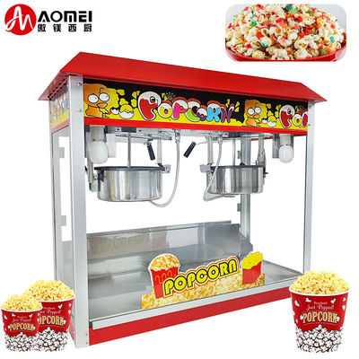 低ノイズレベル オートマティック ダブルポット 甘いポップコーン メーカー ポップコーン メーカー 860*420*740mm