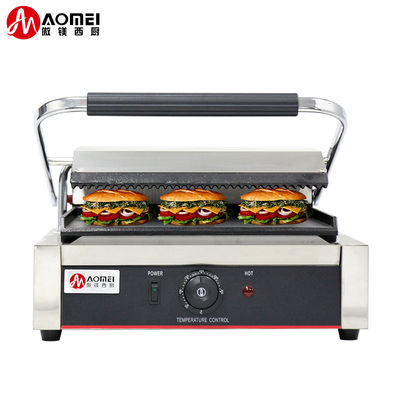 キッチン 調理 電動 パニニサンドイッチメーカー 鋳鉄 BBQ グリルとプレート