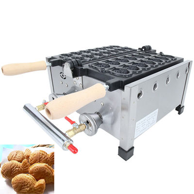 日本製のタイヤキスナック食品用 410x360x210mm のミニ魚用ワッフルメーカー