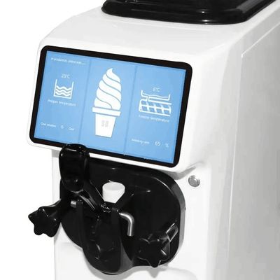 商用飲食用用のステンレスステールテーブルトップソフトアイスクリーム機