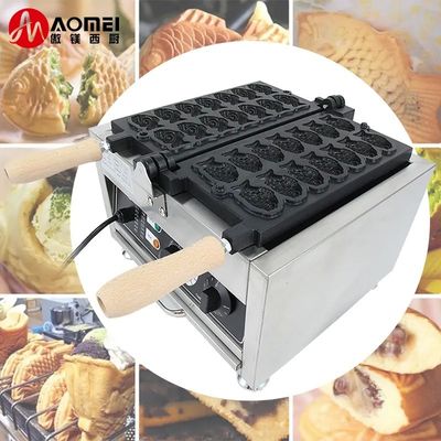 電気源とステンレス鋼材を備えた商用タイヤキメーカー 110v-220v