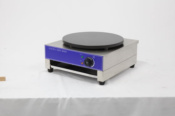 レストラン 3000W 電動クリープメーカー 16インチ フラットプレートグリッドルの大きなクリープマシン