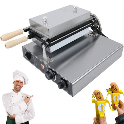 1800W 電動バナナワッフルメーカー ノンスティック 5pcs ワッフル製作機 510*400*190mm